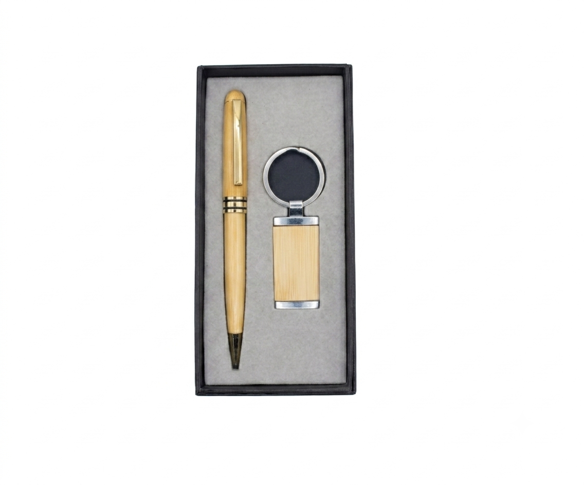 Bamboo pen & Key chain