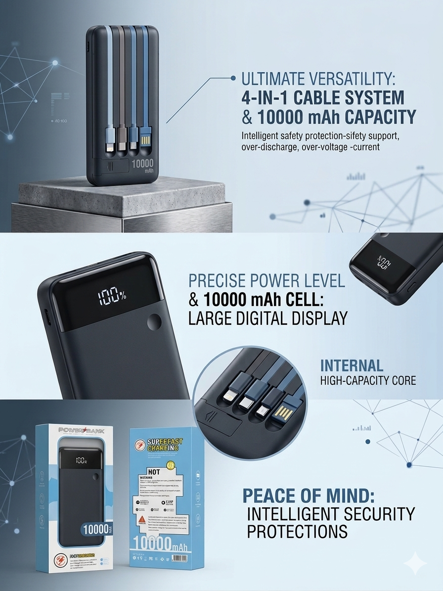 fast charging power bank 10000 MAH