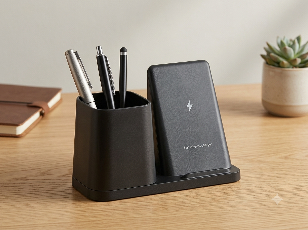 Wireless Charging Pen Holder