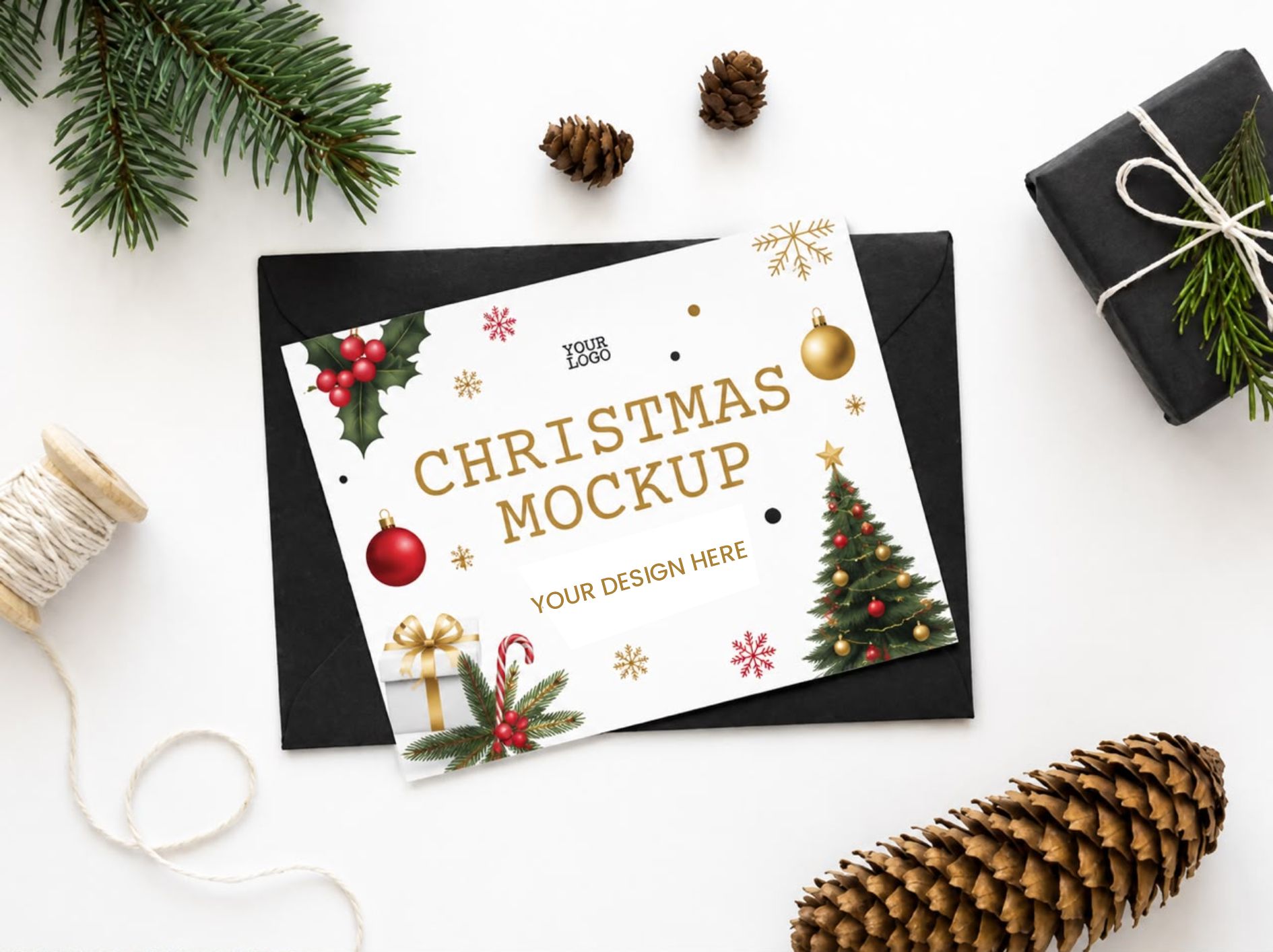 Xmas Card with Envelopes