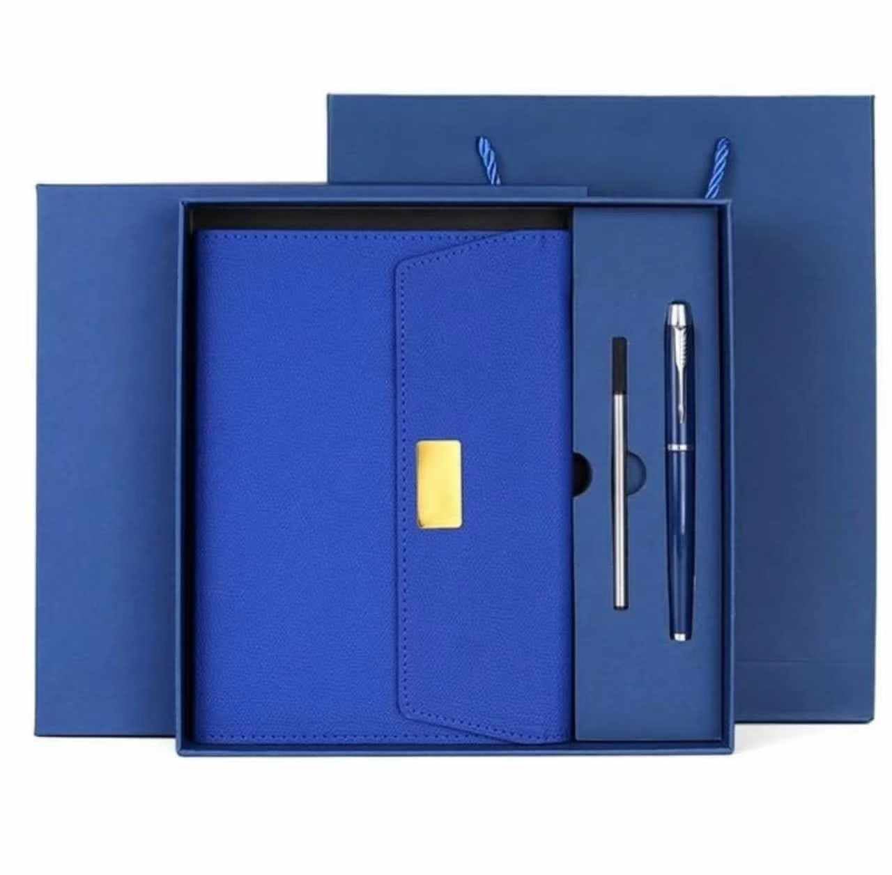 Executive journal & metal pen with bag