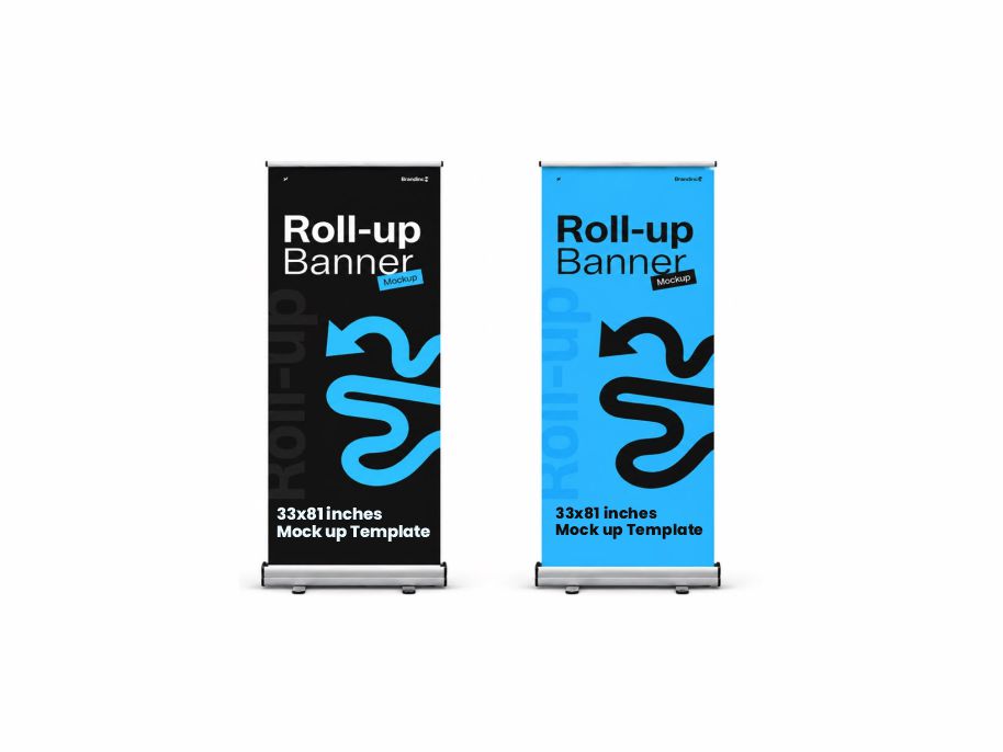 Roll Up Banners with big base