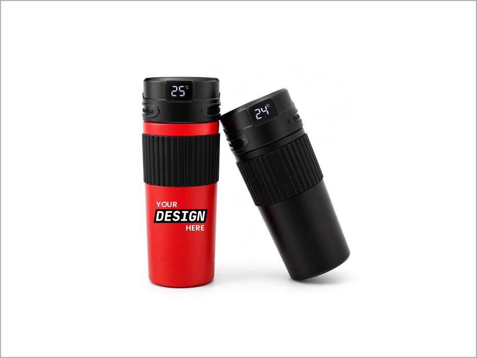 Smart Temperature-Display Travel Mug