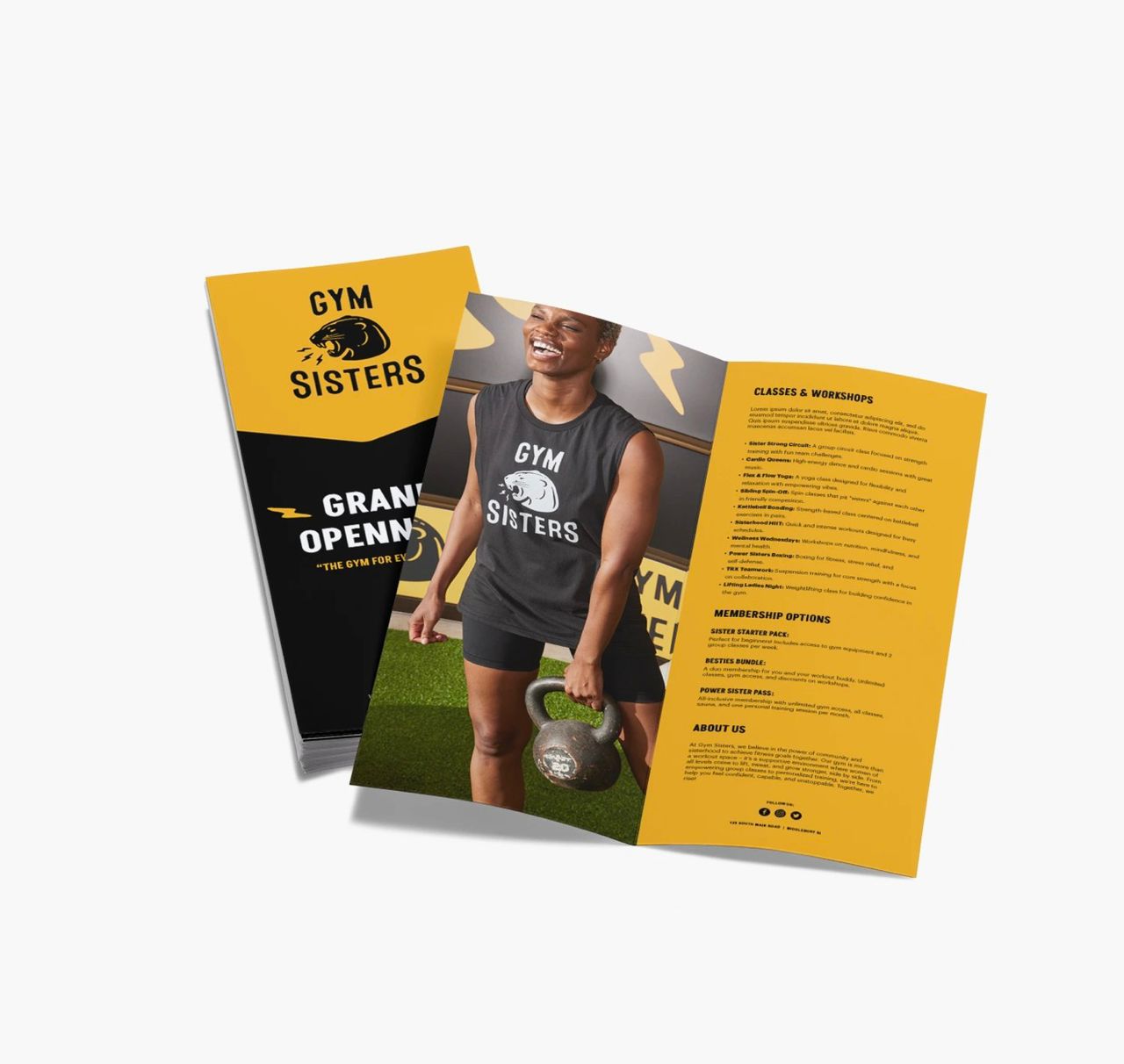 A4 Flyer(dual side/bifold/trifold) art paper