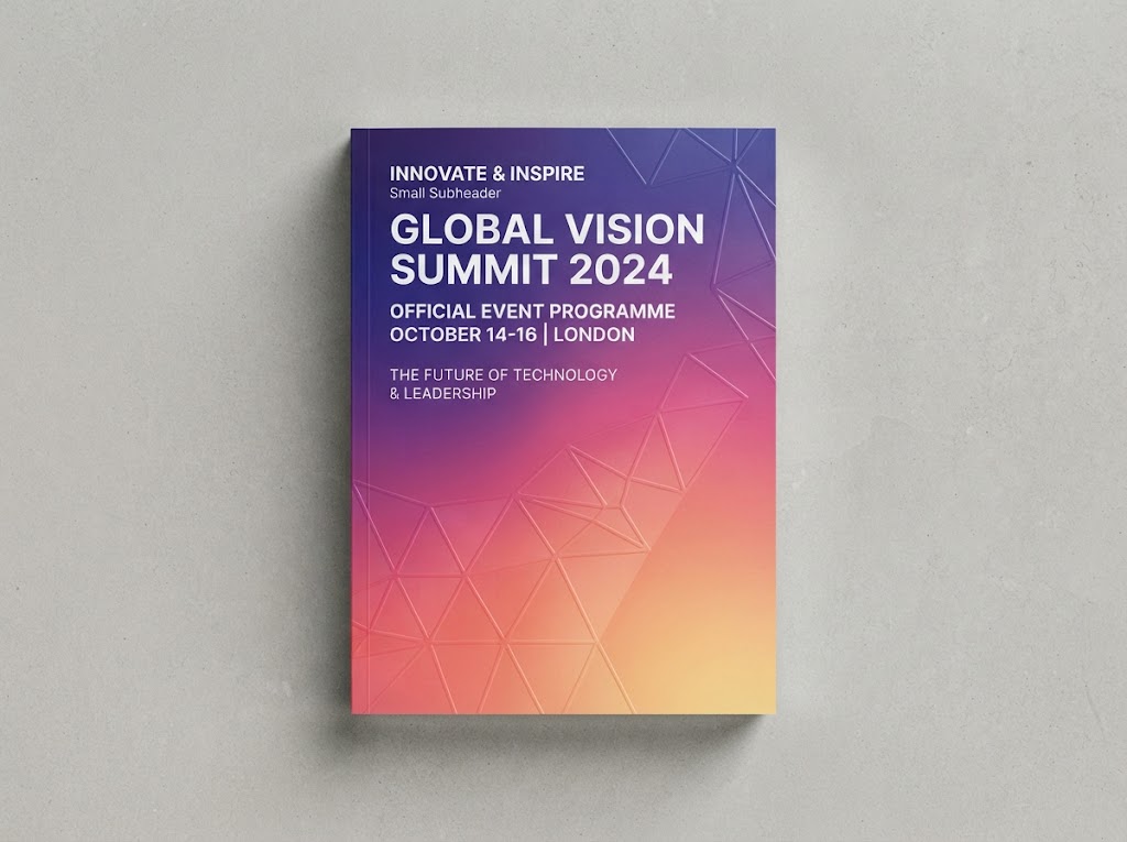 Brochure A4/ Event programme/Card cover/ inner-artpaper